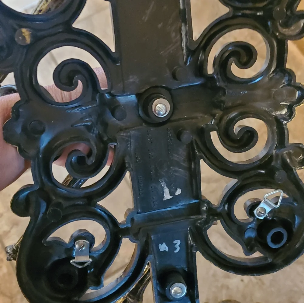 Elegant Gold and Black Wall Sconce Set Vintage Homco By Home Interiord